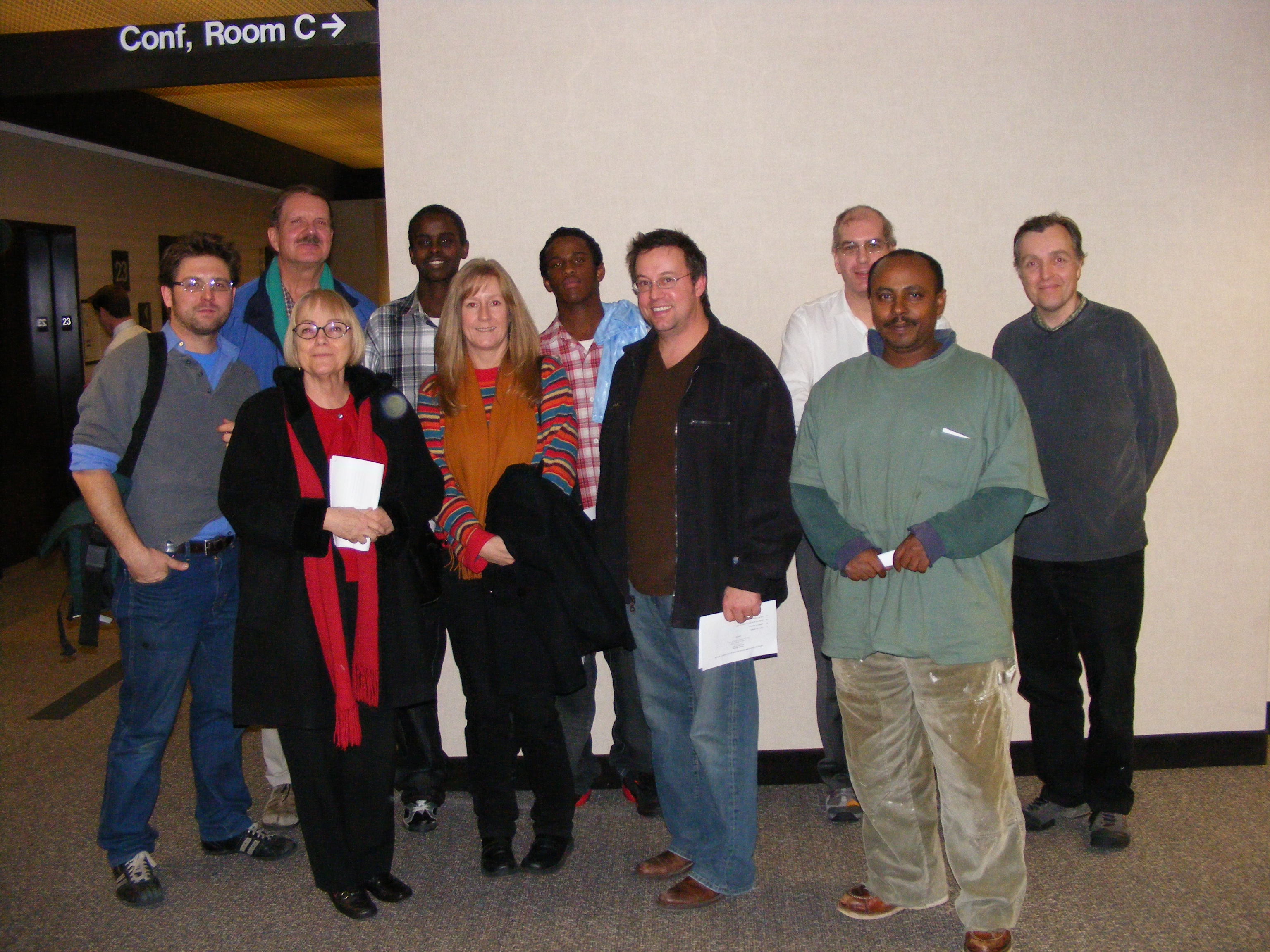 Photo of Minneaolis neighborhood leaders during a trip to Oklahoma City for a neighborhood summit.
